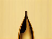 Shiny gold spoon lure