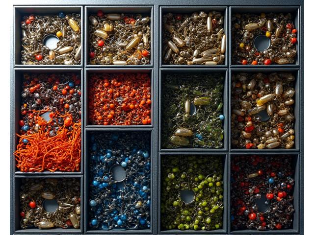 Bulk assortment of custom fishing jigs in various colors and sizes, ready for packaging